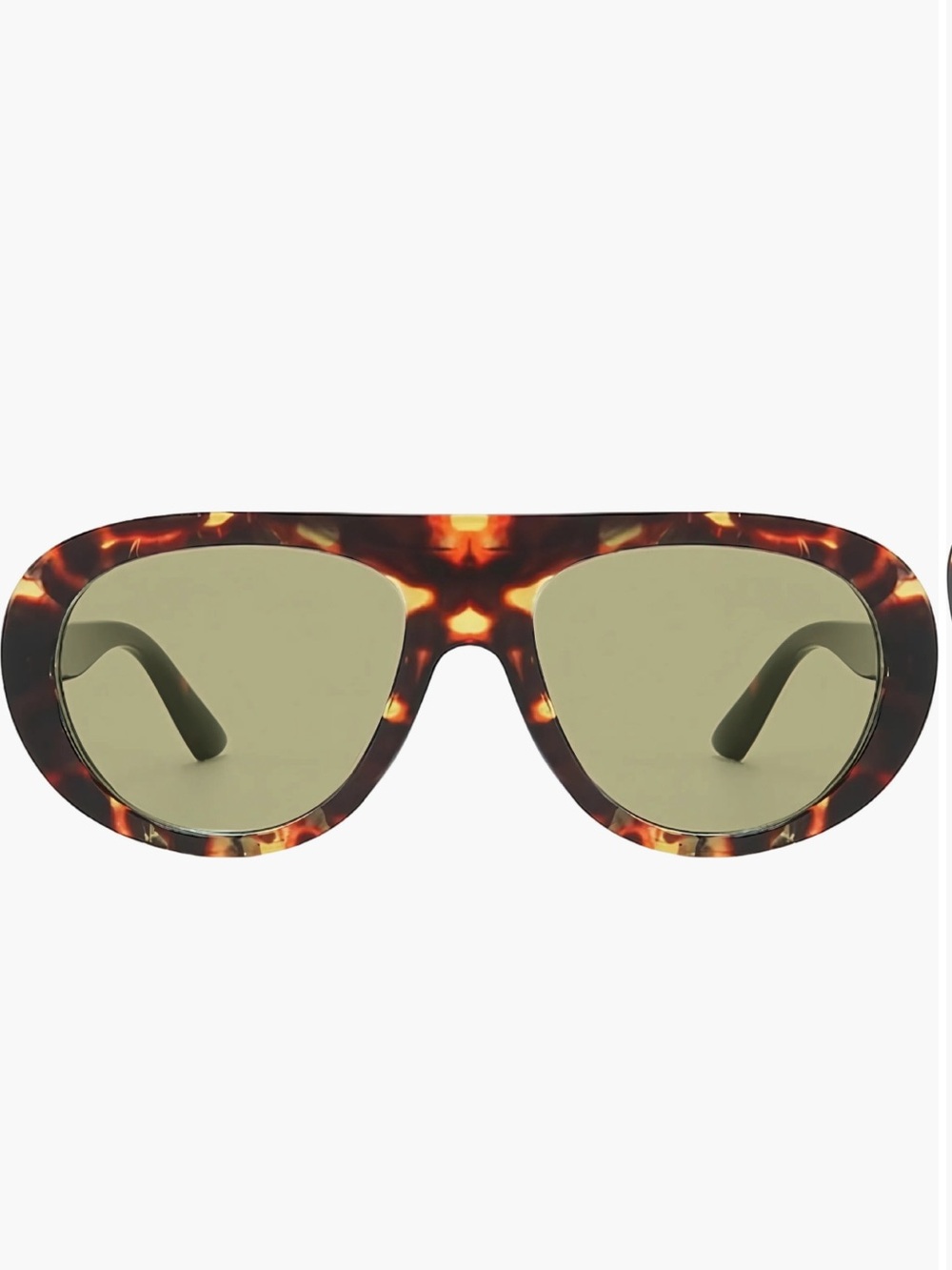 Nordstrom Fifth & Ninth Oeane 55mm Polarized Aviator Sunglasses